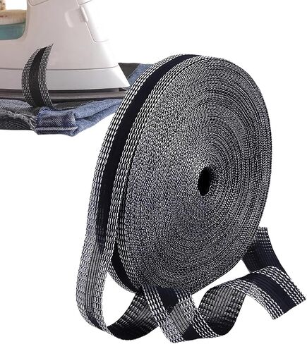 Hemming Tape for Pants, 5.4 Yards Iron On Hem Tape Washable No Sew Hemming Tape Pants Shortening Tape for Trousers Edge in Kuwait
