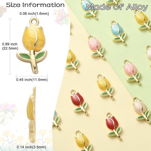 Ipotkitt 40 PCS 8 أنماط طباعة سحر سلطعون سبيكة ملونة سحر حيوانات حيوانات ميني سحر الحياة البحرية الصيفية اللطيفة لمجوهرات صنع الأساور السائبة in Kuwait