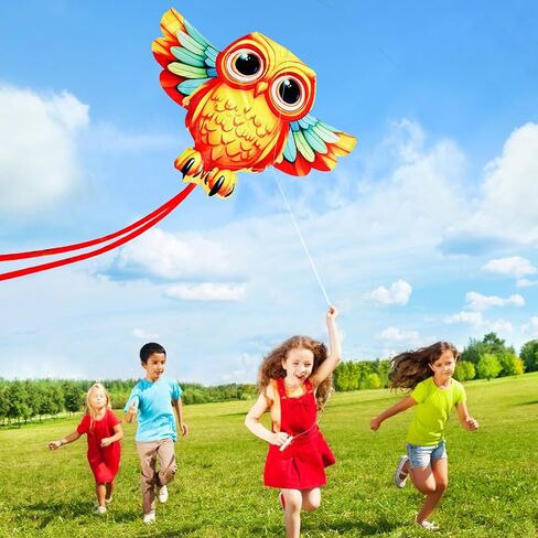 HENGDA KITE Animals Kite for Kids Beginners and Adults Cute Design High Definition Printing Easy to Carry in Kuwait