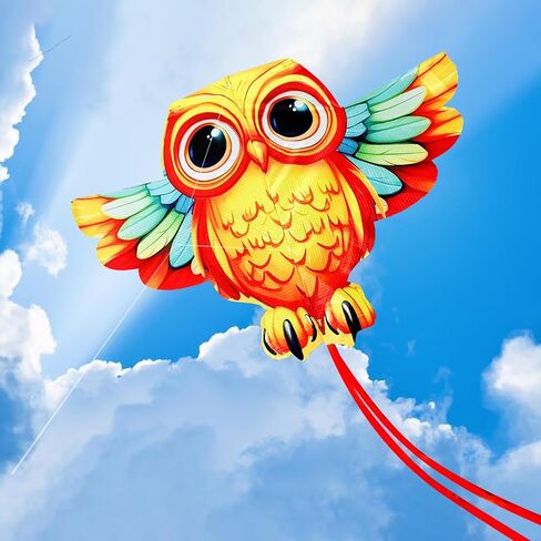 HENGDA KITE Animals Kite for Kids Beginners and Adults Cute Design High Definition Printing Easy to Carry in Kuwait