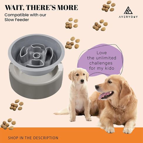 3-in-1 Slow Feeder Dog Bowls Set for Fast Eaters, Changeable Dog Bowl to Slow Down Eating, Maze Pet Food Dishes for Wet Dry Raw Food, Spiral Puzzle Feeders for Puppy Small Medium Large Breed in Kuwait
