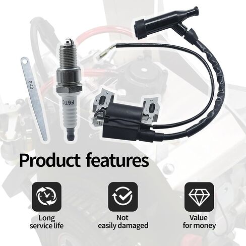 Ignition Coil Assembly Compatible with Honda Clones Predator GX270 420cc 301cc 389cc GX340 339cc 439cc 11 13 15 Hp Engine Generators Replaced 30500-ZE2-023 in Saudi Arabia