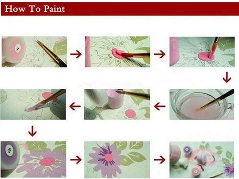 Appash Paint by Numbers DIY Acrylic Oil Painting Kits for Adults Beginners 16x20 Inch, Wall Artwork Hand Painting on Canvas with Brushes[Floral][Horses][Snow Mountain][Lake Boat] (Zebra Pattern) in Saudi Arabia