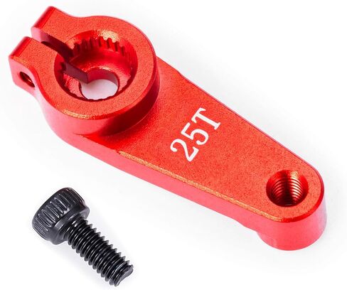 2Pcs 25T Servo Horn 15mm 18.5mm Metal 25 Teeth Steering Servo Arm Compatible with 1/10 RC Off-Road Crawler Drift Racing Car (15mm 25T) in Saudi Arabia