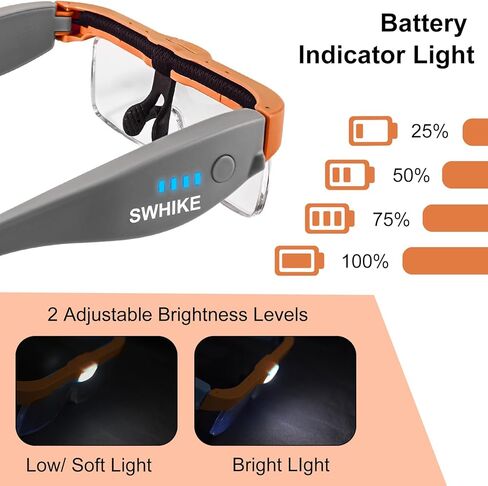 مكبر الزجاج بأيدي خالية من الأظافر ، قابلة لإعادة الشحن ، مع 5 عدسات قابلة للانفصال عن العمل عن قرب ، والقراءة ، وصنع المجوهرات الحرف (الأزرق) in Kuwait