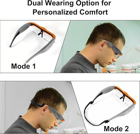 مكبر الزجاج بأيدي خالية من الأظافر ، قابلة لإعادة الشحن ، مع 5 عدسات قابلة للانفصال عن العمل عن قرب ، والقراءة ، وصنع المجوهرات الحرف (الأزرق) in Kuwait