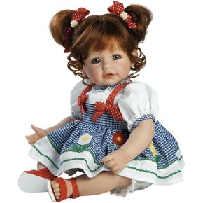 Adora Toddler Time Premium Collection Daisy Delight ، 20 بوصة دمية طفل صغير واقعية ، مع مسحوق الحصن الحصري الحصري فينيل ، الشعر الأحمر أوبورن ، هدية عيد ميلاد العيون الزرقاء للعمر 6+