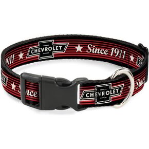 GM General Motors Dog Cog مع مقطع بلاستيكي ، إطلاق سريع ، سهل التعديل ، Chevrolet Bowtie منذ عام 1911 ، 15 إلى 24 بوصة 1.0 بوصة