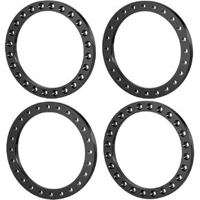 حلقات العجلات الداخلية للألومنيوم CNC 4pcs 1/7 Trx UDR ، الأزرق