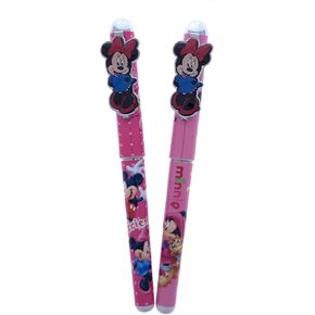 مجموعة Disney Minnie Mouse Pen 2PC (Polka Dot ، Pink)