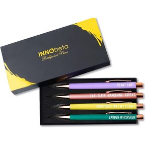 هدايا البستنة Innobeta ، مجموعة قلم في نقطة 4 ، أفكار هدايا لعشاق البستنة ، سيدة النبات ، أمي النبات