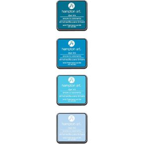 Hampton Art HAMSP0111 Ink Pads 4pk Ocean Breeze