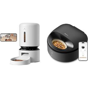 Bundle of PETLIBRO Granary Automatic Cat Feeder with Camera, 1080P HD Video with Night Vision + PETLIBRO Polar Automatic Cat Feeder Wet Food Refrigerated Semiconductor Cooling&Quick Chills Wet Food Di