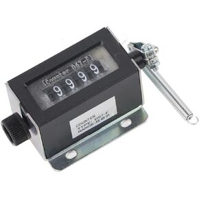 عداد Bale لـ Baler Counter Clicker 9 × 5 × 4 D67F 5 أرقام ميكانيكية يدويًا يدويًا يدويًا يدويًا.