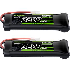 بطارية Ovonic 8.4V NIMH 3200mAh 7 بطارية خلية RC مع موصل TMY