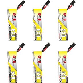 Gaoneng 8pcs GNB 1S 3.8V HV 530MAH 90C 180C رأس البلاستيك PH2.0 Lipo بطارية Lipo لـ Tinyhawk Brushless 75mm FPV Drone Emax Tinyhawk S HappyModel mobula6