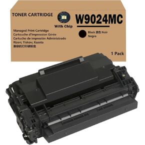 W9024 W9024MC Black Toner Cartridges with Chip Compatible with HP W9024MC Toner for Managed E40040dn MFP E42540f Printer