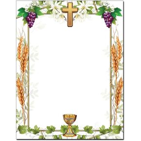 Communion Letterhead Laser & Inkjet Printer Paper (25 ورقة)