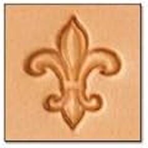 Tandy Leather Craftool Mini 3-D Stamp Fleur de Lis