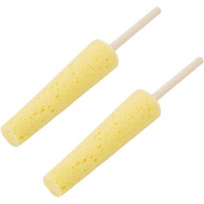 BENECREAT 2Pcs Yellow Pottery Sponge for Clay, Pottery Trimming Tools Ceramic Throwing Stick Clay & Pottery Sculpture Sponge for Artist Clay and Pottery Cleanup in Saudi Arabia
