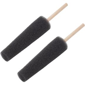 Benecreat 2pcs الإسفنج الأصفر الفخار للطين ، أدوات تقليم الفخار ، رمي السيراميك الطين الطين ونحت الفخار لفنان كلاي وتنظيف الفخار
