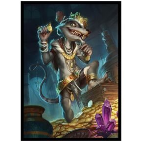 Fantasy North - Radagin - Collector of Shinies - 100 Smort Matte Trading Card Sleeves - يناسب Magic MTG Commander Pokemon وغيرها