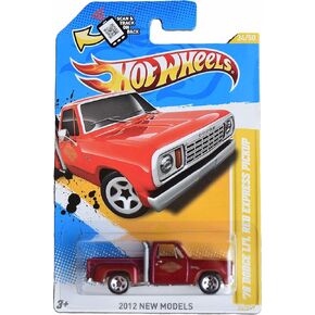 Hot Wheels '78 Dodge Li'l Red Express Pickup ، 2012 Models 34/50 ، Dodge Li'l Red Express