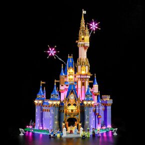 YEABRICKS LED Light for Lego-43222 Disney Castle Building Blocks Model (Lego Set NOT Included)