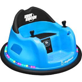 6V Bumper Car for Toddlers/Electric Ride On Toys for Ages 1.5-4 Years, 3 Speeds, LED Lights, 360 Degree Spin, Bluetooth with Remote Control Safety Certified Bumping Toy Gift for Kids