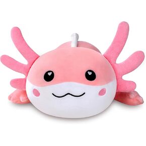 Axolotl Plush ، Plush Plush Plush Pink Axolotl محشو بالحيوان ، هدايا ألعاب رائعة للأطفال والكبار