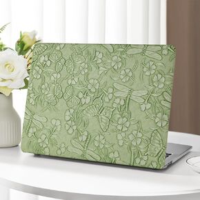 Compatible with MacBook Pro 13 Inch Case M2 2023,2022,2021-2016 A2338 M1 A2251 A2289 A2159 A1989 A1708 A1706,Texture Flowers Plastic Hard Shell Case＋Transparent Keyboard Cover,Apricot