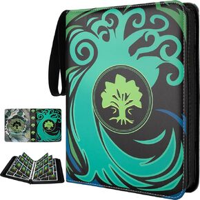 9 BINDER CARCE BINDER لبطاقات MTG/YGO/PTCG/Game ، يحمل 900 بطاقة ، كتاب Card Collector Book لمشغلات TCG ، هدايا Toys للأطفال (MTG-5)