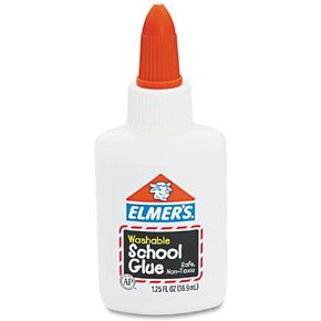 غراء مدرسة Elmer E301 القابل للغسل ، 1.25 أوقية ، سائل