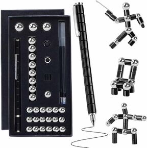Fidget Pen Teen Girl Boy Gifts - Magnetic Pen Magnet Pen for Adults Kids Teens - Gift for Teenage Girl Boy - Best Gift for 10 11 12 13 14 15 16 Years Old - Novelty Toy Gift for Kids 8-12