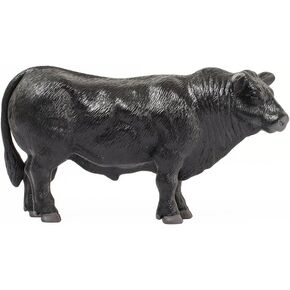 القليل من ألعاب Buster Angus Bull - Bull Black Angus Bull ، المقياس 1/16