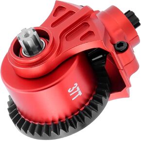 Steel Gear F/R Transmission Module Set, 37T/13T Main Diff Gear for RC ARRMA 1/10 Big Rock Granite KRATON Outcast SENTON VORTEKS 1/8 Infraction Mojave Typhon Upgrade Part, Replace ARA311156