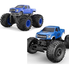 Double E Ford Raptor F150 RC CAR 4WD Monster Trucks و Prompious Remote Control Car RC Truck 4WD Dual Motors All Therrain Off Road 2.4GHz RC Cars Higds for Boys