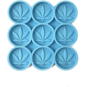 appuivbt 9-cavities leaf chess board قوالب الراتينج ، والفحصاء قوالب القوالب صب القالب السيليكون لقالب لاتبوكسي راتنج DIY