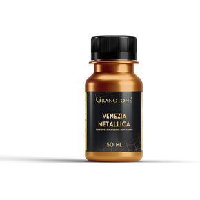 GRANOTONE Acrylic Venezia Metallic Colour Bronze | 50 ml | Extra Sheen | Non Fading | Indoor/Outdoor | Non Toxic | Multi-Surface | Pro Artist, Hobby Painters & Kid | Made in India