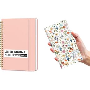 Taja A5 Lined Journal Notebook and T031-25.7-27.6-Black