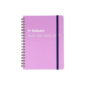 Delfonics Rollbahn Spiral Classic Notebooks: 5-1/2 in. x 7 in. (Light Purple) / B6 notebook