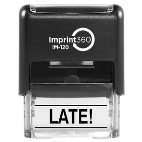 AS -IMP1144R - متأخر! ث/القضبان العلوية والسفلية ، الحبر الأحمر ، ختم مطاطية للذات التجاري الشاق ، 9/16 "× 1-1/2" الانطباع
