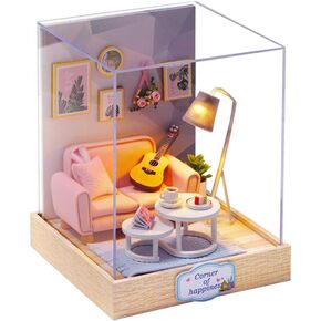 Flever Dollhouse Miniature DIY House Kit Creative Room with Furniture for Romantic Artwork Gift (Taste of Life)