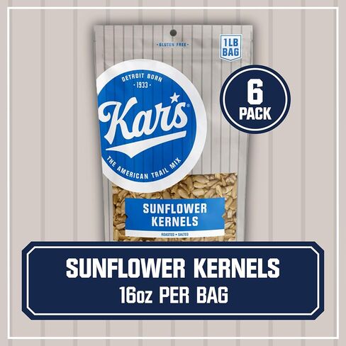 Kar’s Nuts Roasted & Salted Sunflower Kernels, 2.5 oz Individual Snack Packs – Bulk Pack of 36, Gluten-Free Snacks in Saudi Arabia