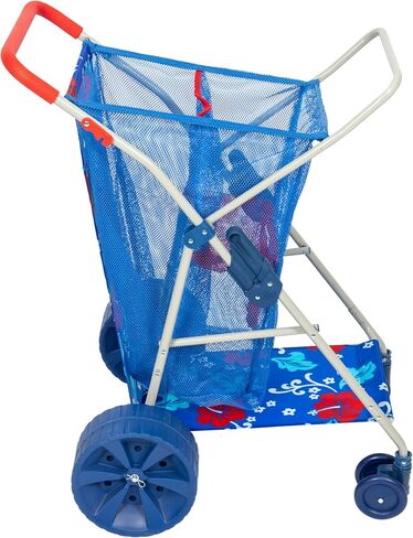 Rio Beach Wonder Wheeler II فائدة واسعة ، العربة ، وعربة قابلة للطي ، وطباعة الكركديه in Kuwait