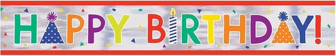 Foil Banner - 12' (Pack Of 1) - Perfect Celebration Decor For Birthday Parties & Celebrations, All Star Birthday, Green in Saudi Arabia
