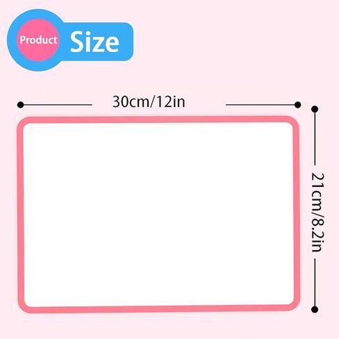 Small Whiteboard for Kids, Magnetic Dry Erase White Board with A4 Size, Double Sided Magnetic Whiteboard for School. (Blue) in Saudi Arabia