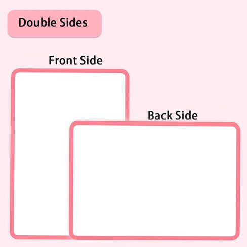 Small Whiteboard for Kids, Magnetic Dry Erase White Board with A4 Size, Double Sided Magnetic Whiteboard for School. (Blue) in Saudi Arabia