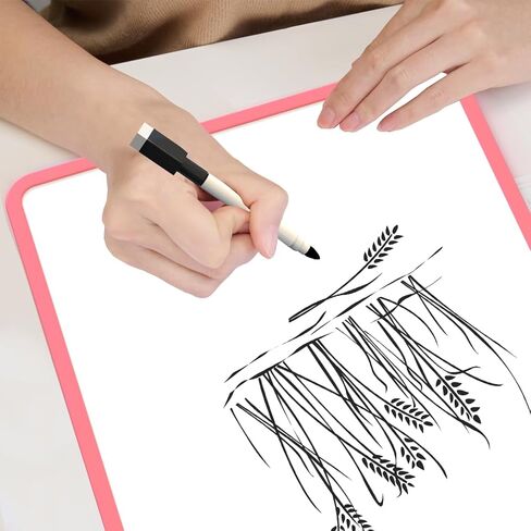 Small Whiteboard for Kids, Magnetic Dry Erase White Board with A4 Size, Double Sided Magnetic Whiteboard for School. (Blue) in Saudi Arabia