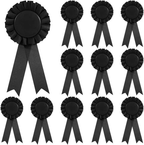 12 PCS Award Blank Award Robbon Rosette Ribbon Medals تجعل شرائط الفوز بالشرائط الخاصة بأشرطة Place Place Ribbons أشرطة شريفة للمدرسة الرياضية للمنافسة (Blue) in Kuwait